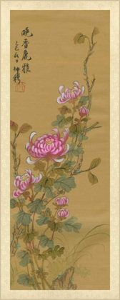 Picture of ORIENTAL FLORAL SCROLL III