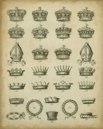Picture of HERALDIC CROWNS AND CORONETS IV