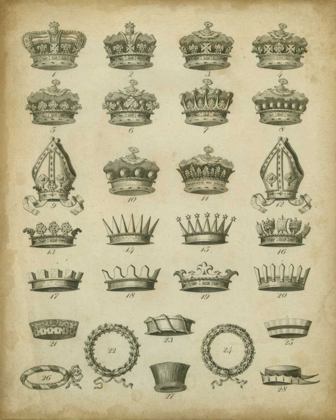 Picture of HERALDIC CROWNS AND CORONETS IV