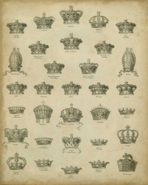 Picture of HERALDIC CROWNS AND CORONETS V