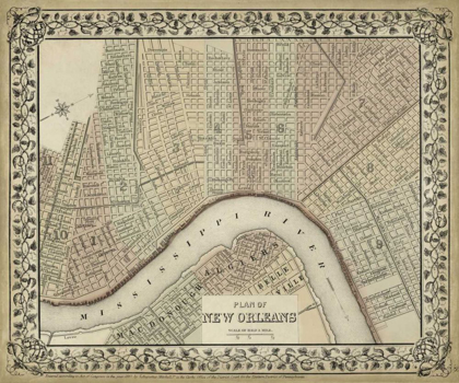 Picture of PLAN OF NEW ORLEANS