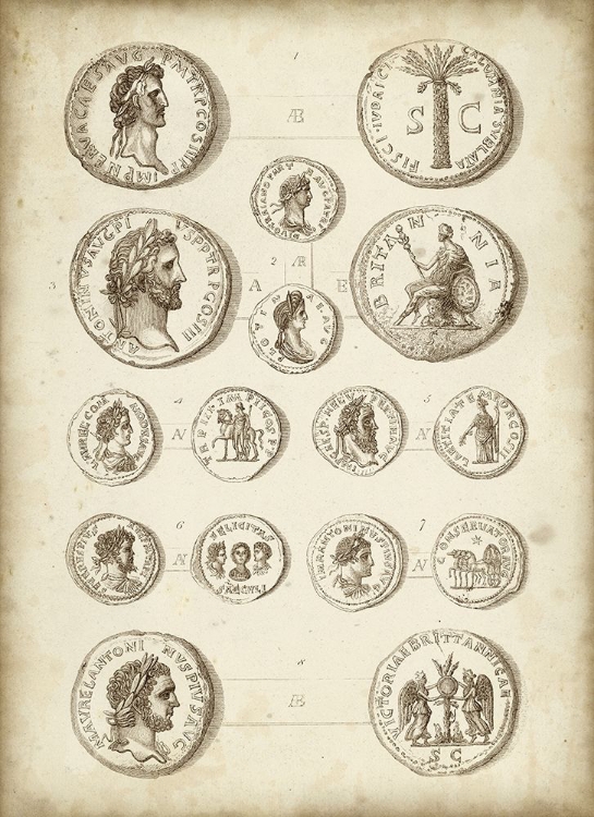 Picture of ANTIQUE ROMAN COINS IV