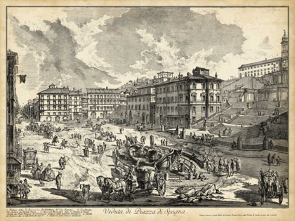 Picture of VEDUTA DI PIAZZA DI SPAGNA