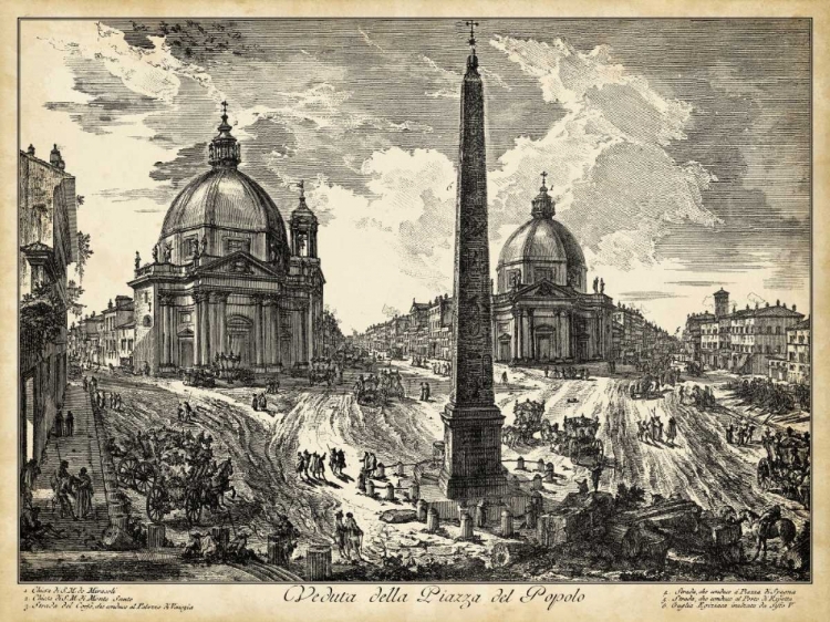 Picture of VEDUTA DELLA PIAZZA DEL POPOLO