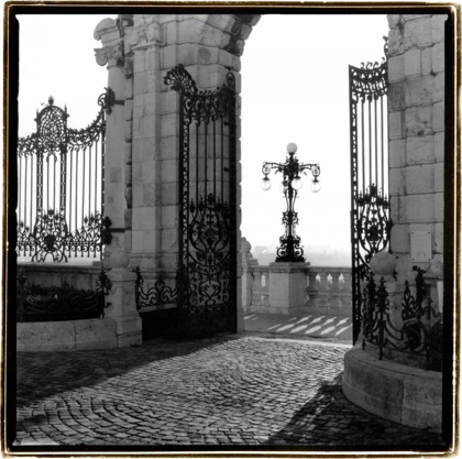 Picture of GATES TO THE ROYAL PALACE, BUDAPEST