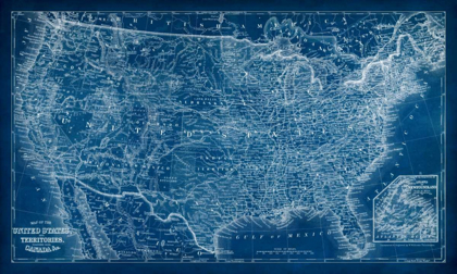 Picture of US MAP BLUEPRINT