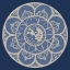 Picture of INDIGO EARTHENWARE I