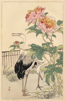 Picture of CRANE AND PEONY
