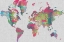 Picture of IMPASTO MAP OF THE WORLD