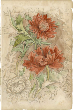 Picture of FLORAL PATTERN STUDY I