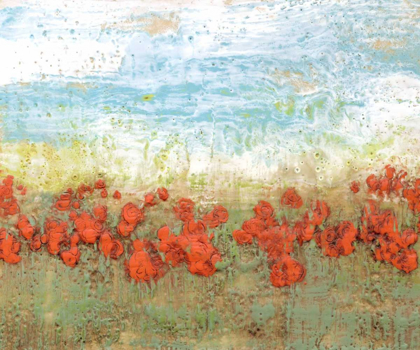 Picture of CORAL POPPIES I