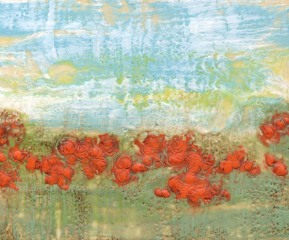 Picture of CORAL POPPIES II