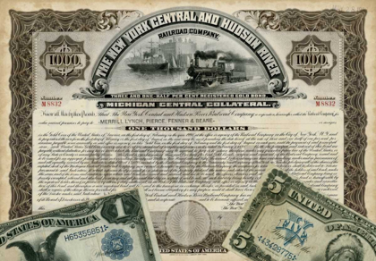 Picture of ANTIQUE STOCK CERTIFICATE I