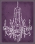 Picture of PLUM CHANDELIER SKETCH I