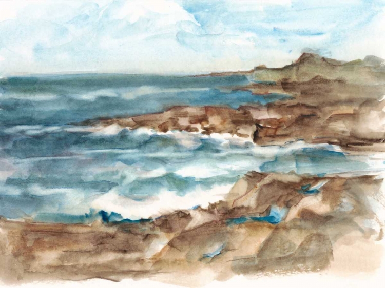 Picture of COASTAL WATERCOLOR VI