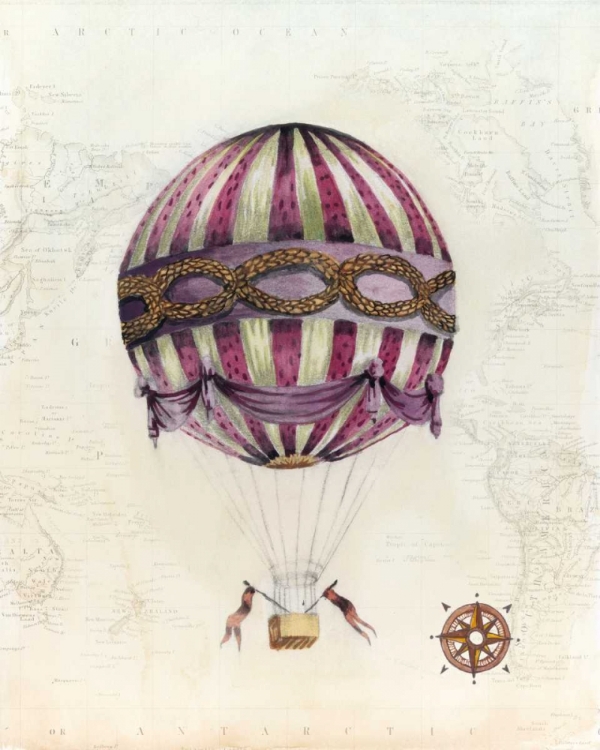 Picture of VINTAGE HOT AIR BALLOONS I