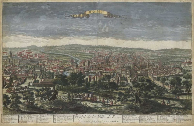 Picture of BIRDS EYE VIEW OF ROME