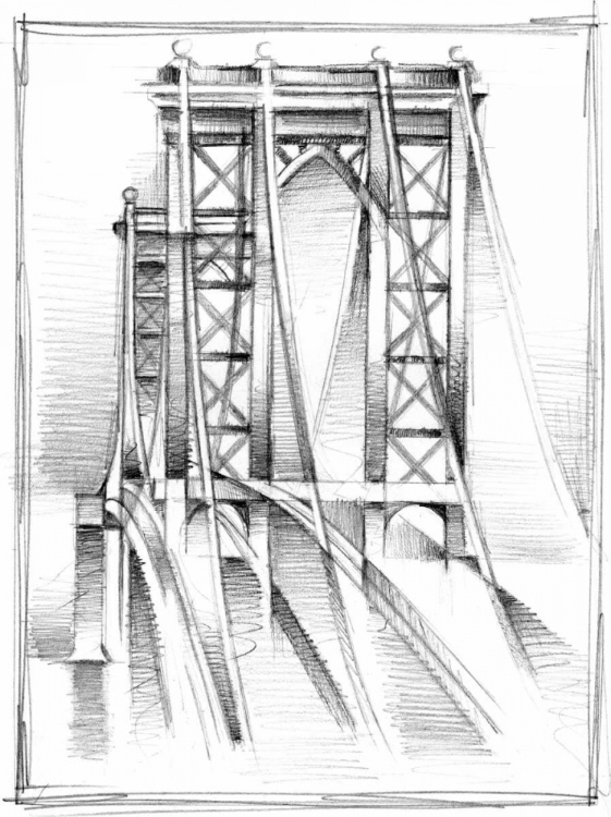 Picture of ART DECO BRIDGE STUDY I