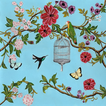 Picture of BIRD SONG CHINOISERIE I