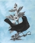 Picture of BIRD ON BLUE II