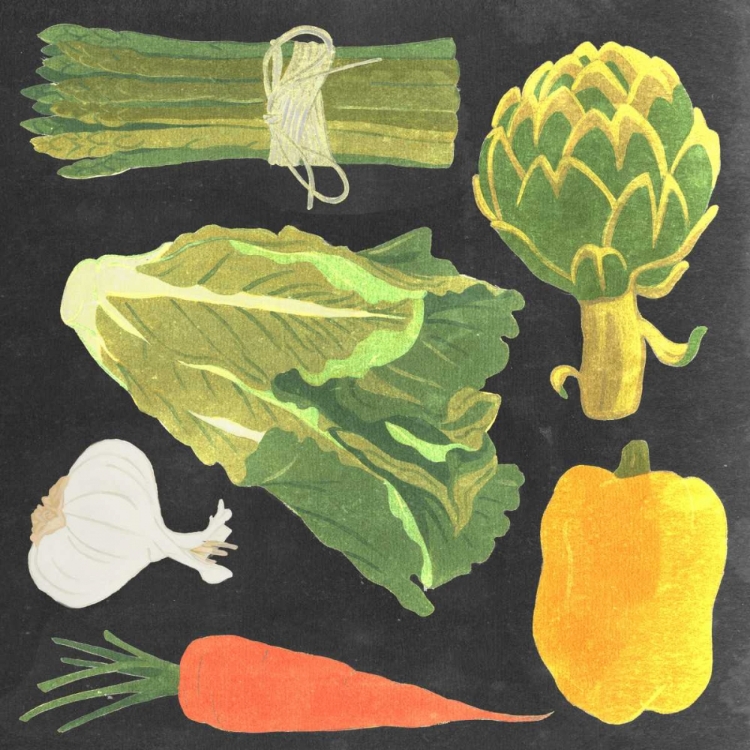 Picture of BLACKBOARD VEGGIES IV