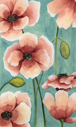 Picture of FRECKLED POPPIES I