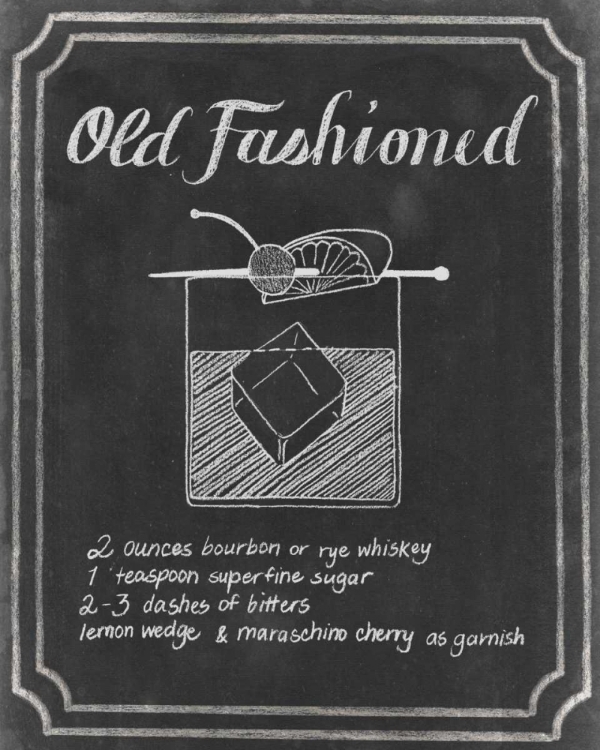 Picture of CHALKBOARD COCKTAILS I