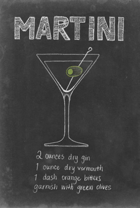 Picture of CHALKBOARD COCKTAILS COLLECTION F