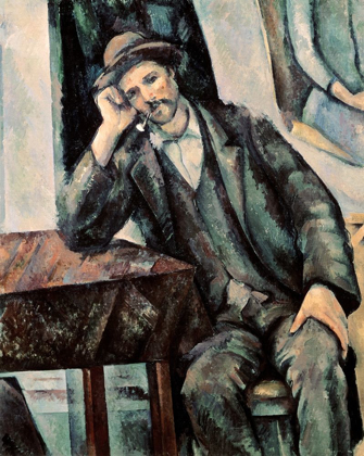 Picture of MAN SMOKING A PIPE