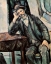Picture of MAN SMOKING A PIPE
