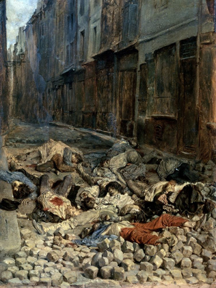 Picture of LA BARRICADE, RUE DE LA MORTELLERIE