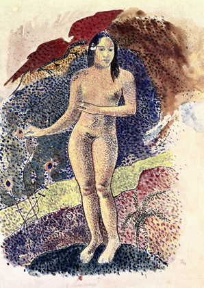 Picture of NUDE TAHITIAN WOMAN (FEMME NUE TAHITIENNE)
