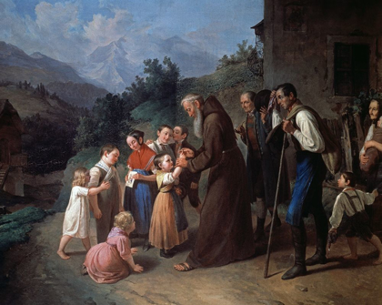 Picture of PRIEST MAKING A COLLECTION