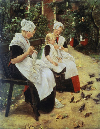 Picture of ORPHAN GIRLS IN THE GARDEN, AMSTERDAM