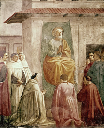 Picture of ST. PETER IN THE TEACHERS CHAIR