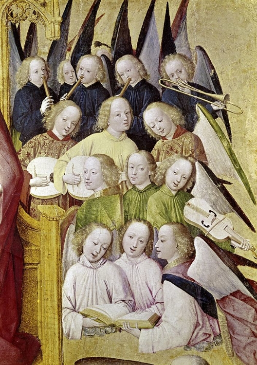 Picture of CHOIR OF ANGELS - DETAIL-LIFE OF THE VIRGIN