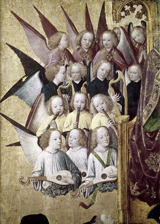 Picture of THE CORONATION OF THE VIRGIN (DETAIL): CHOIR OF ANGELS