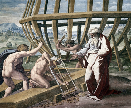 Picture of NOAH BUILDING THE ARK