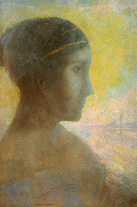 Picture of HEAD OF A YOUNG WOMAN IN PROFILE