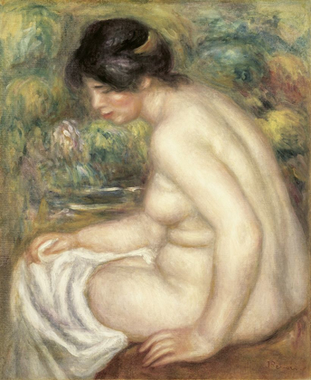 Picture of PROFILE OF SEATED BATHER