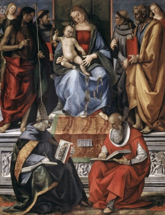 Picture of MADONNA WITH CHILD AMONG SAINTS