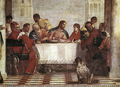 Picture of DINNER IN THE HOUSE OF LEVI - DETAIL