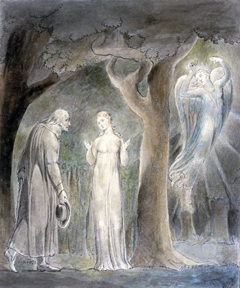 Picture of COMUS, DISGUISED AS A RUSTIC, ADDRESSES THE LADY IN THE WOOD