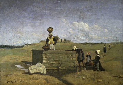 Picture of BRETONS AT THE WELL