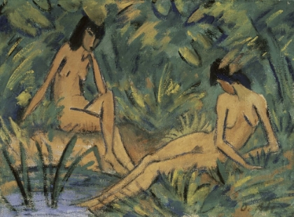 Picture of GIRLS SEATED AT THE WATER