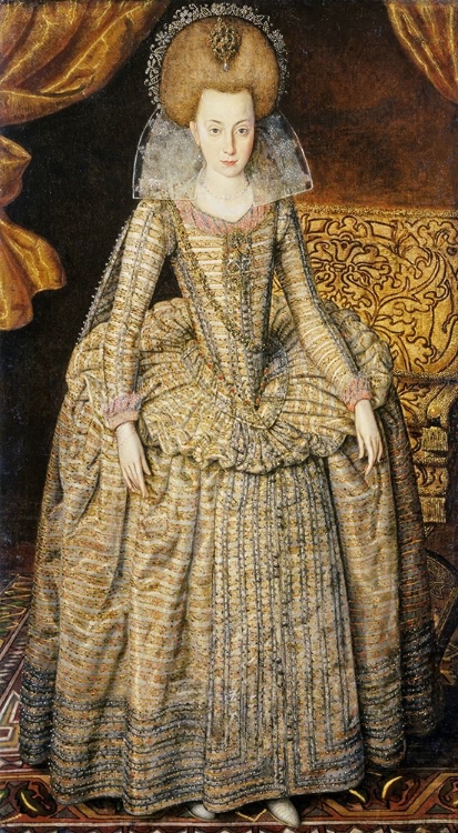 Picture of PORTRAIT OF QUEEN ELIZABETH OF BOHEMIA