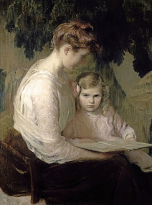 Picture of MOTHER AND CHILD READING