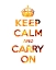 Picture of KEEP CALM AND CARRY ON - TEXTURE I
