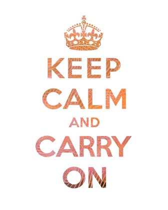 Picture of KEEP CALM AND CARRY ON - TEXTURE IV