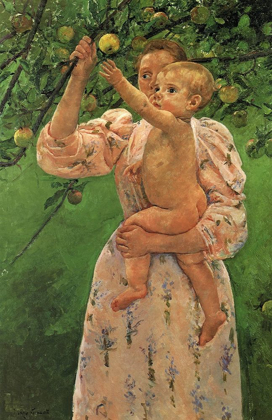 Picture of BABY REACHING FOR AN APPLE 1893